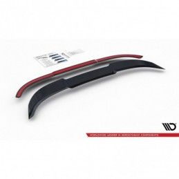 Maxton Spoiler Cap for BMW X2 F39 M-Pack Gloss Black, X2 F39