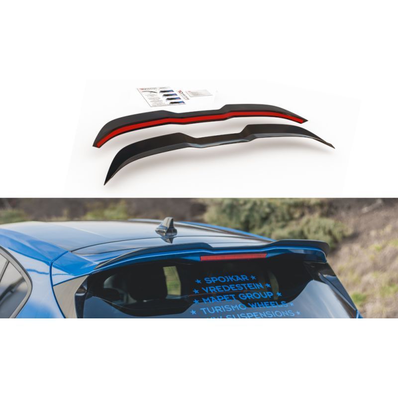 Maxton Spoiler Cap V.1 Ford Focus ST Mk4 Gloss Black, Focus Mk4 / ST-Line