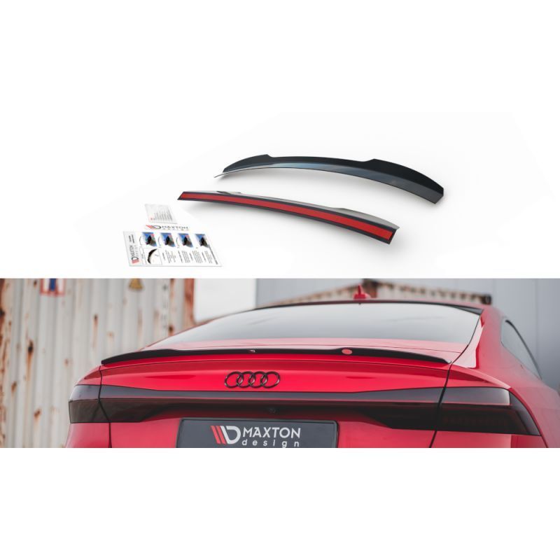 Maxton Spoiler Cap Audi A7 C8 / C8 S-Line / S7 C8 / RS7 C8 Gloss Black, A7/ S7 / RS7 - C8