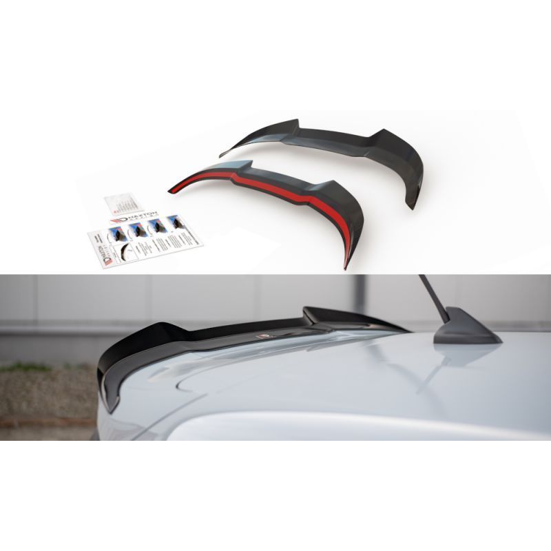 Maxton Spoiler Cap V.2 Ford Fiesta Mk8 ST / ST-Line Gloss Black, Fiesta Mk8