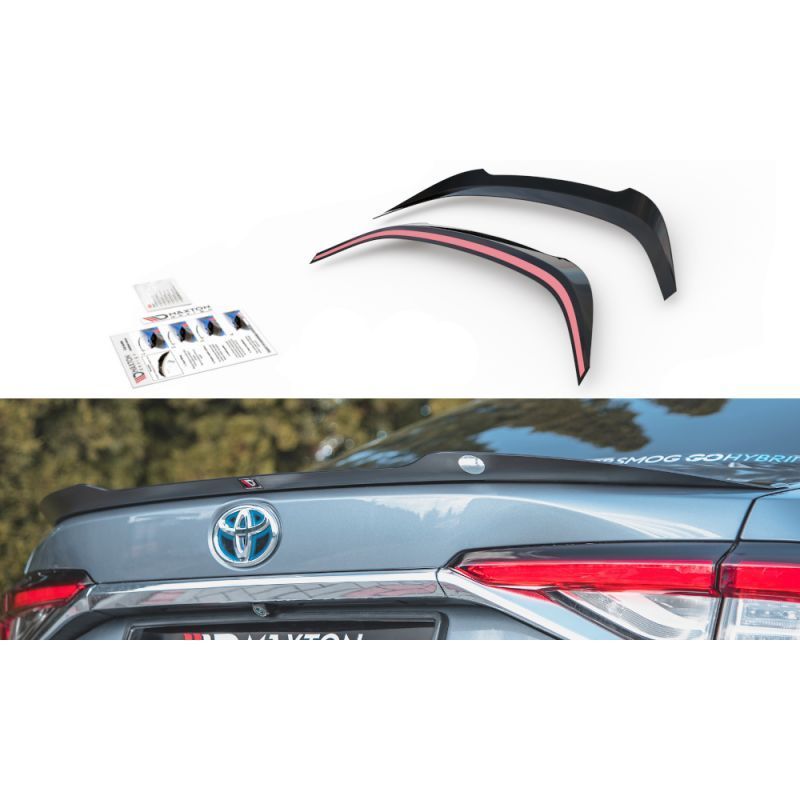 Maxton Spoiler Cap Toyota Corolla XII Sedan Gloss Black, TOYOTA