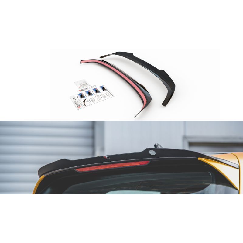 Maxton Spoiler Cap V.2 VW Golf 8 Gloss Black, Golf 8