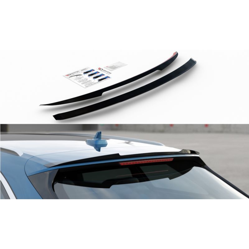 Maxton Spoiler Cap Audi A6 S-Line / S6 C8 Avant Gloss Black, A6/S6/RS6 C8