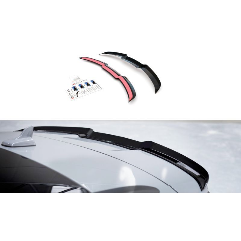 Maxton Spoiler Cap V.1 Audi RS6 C8 Gloss Black, A6/S6/RS6 C8