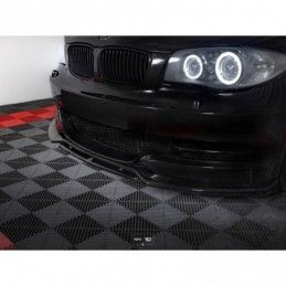 Maxton FRONT SPLITTER V.1 for BMW 1 E82 FACELIFT M-PACK Gloss Black, Serie 1 E81/ E82/ E87/ E88