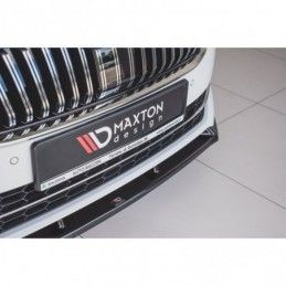 Maxton Front Splitter V.2 Skoda Superb Mk3 FL Gloss Black, Superb