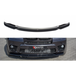 Maxton Front Splitter for BMW X50 E70 Facelift M-pack Gloss Black, X5 E70