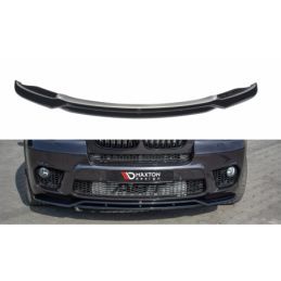 Maxton Front Splitter for BMW X50 E70 Facelift M-pack Gloss Black, X5 E70