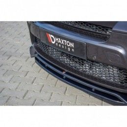 Maxton Front Splitter for BMW X50 E70 Facelift M-pack Gloss Black, X5 E70