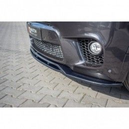 Maxton Front Splitter for BMW X50 E70 Facelift M-pack Gloss Black, X5 E70