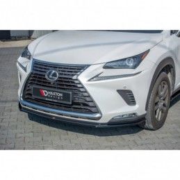 Maxton Front Splitter Lexus NX Facelift Gloss Black, Lexus