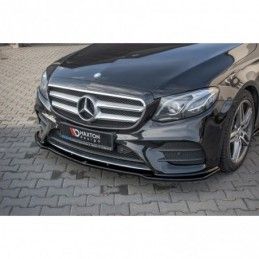 Maxton Front Splitter Mercedes-Benz E43 AMG / AMG-Line W213 Gloss Black, W213