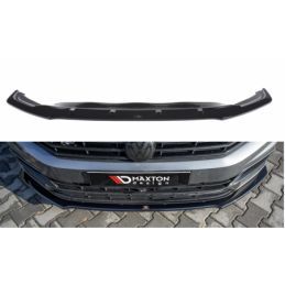 Maxton Front Splitter V.1 Volkswagen Passat R-Line B8 Gloss Black, Passat B8