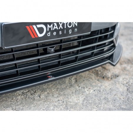 Maxton Front Splitter V.2 Volkswagen Passat R-Line B8 Gloss Black, Passat B8