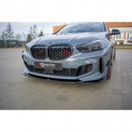 Maxton Front Splitter V.3 for BMW 1 F40 M-Pack/ M135i Gloss Black, Serie 1 F40