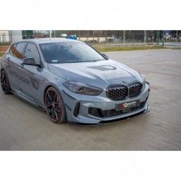 Maxton Front Splitter V.3 for BMW 1 F40 M-Pack/ M135i Gloss Black, Serie 1 F40