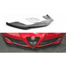 Maxton Front Splitter Alfa Romeo 4C Gloss Black, 4C