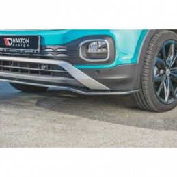 Maxton Front Splitter Volkswagen T-Cross Gloss Black, T-Cross