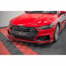 Maxton Front Splitter V.1 Audi A7 C8 S-Line / S7 C8 Gloss Black, A7/ S7 / RS7 - C8