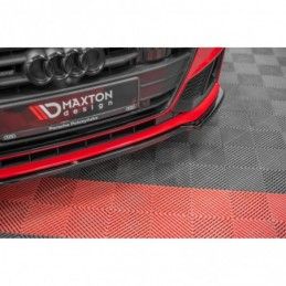 Maxton Front Splitter V.1 Audi A7 C8 S-Line / S7 C8 Gloss Black, A7/ S7 / RS7 - C8