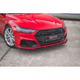 Maxton Front Splitter V.2 Audi A7 C8 S-Line / S7 C8 Gloss Black, A7/ S7 / RS7 - C8