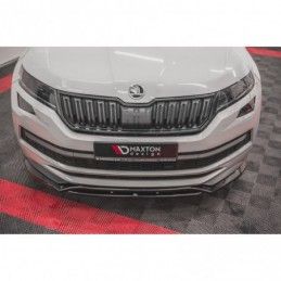 Maxton Front Splitter Skoda Kodiaq Mk1 Sportline/RS Gloss Black, Kodiaq