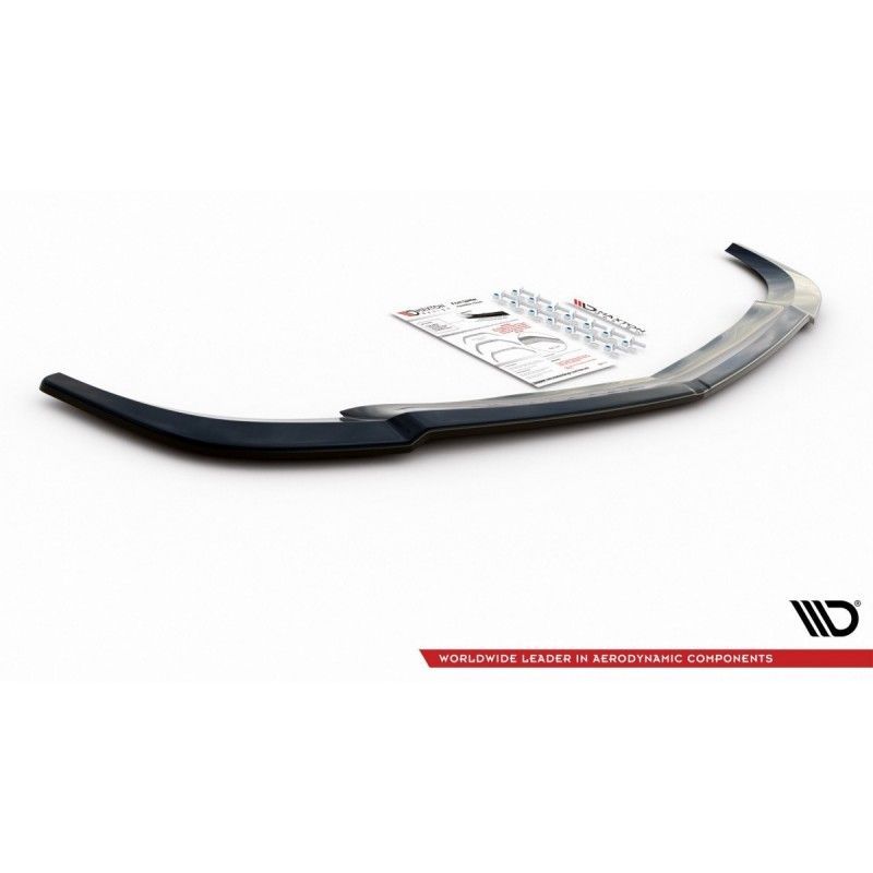 Maxton Front Splitter Mercedes C-Class W204 AMG-Line Facelift Gloss Black, W204