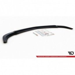 Maxton Front Splitter Mercedes C-Class W204 AMG-Line Facelift Gloss Black, W204