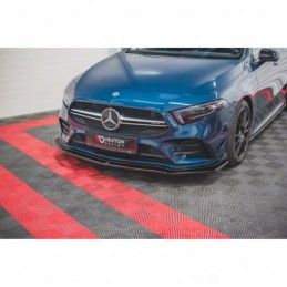 Maxton Front Splitter V.1 Mercedes A35 AMG Aero W177 Gloss Black, CLASSE A