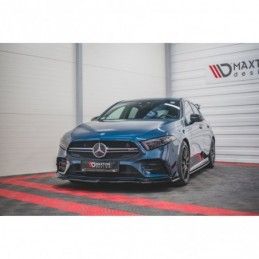 Maxton Front Splitter V.1 Mercedes A35 AMG Aero W177 Gloss Black, CLASSE A