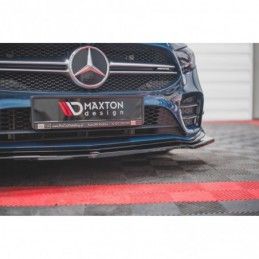 Maxton Front Splitter V.1 Mercedes A35 AMG Aero W177 Gloss Black, CLASSE A