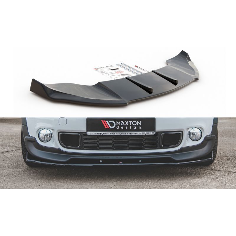 Maxton Front Splitter Mini Countryman Mk1 JCW Gloss Black, Mini