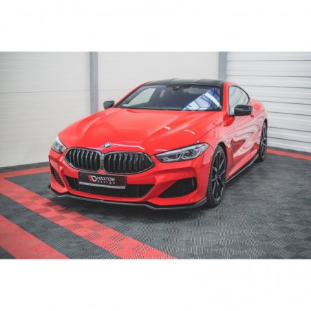 Maxton Front Splitter V.2 BMW 8 Coupe G15 / 8 Gran Coupe M-pack G16 Gloss Black, Serie 8 G15