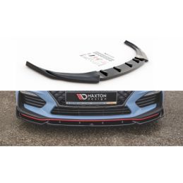 Maxton Front Splitter V.5 Hyundai I30 N Mk3 Hatchback/ Fastback Gloss Black, Hyundai