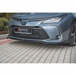 Maxton Front Splitter Toyota Corolla XII Sedan Gloss Black, TOYOTA