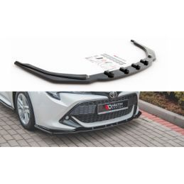 Maxton Front Splitter V.1 Toyota Corolla XII Touring Sports/ Hatchback Gloss Black, TOYOTA