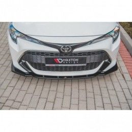 Maxton Front Splitter V.1 Toyota Corolla XII Touring Sports/ Hatchback Gloss Black, TOYOTA