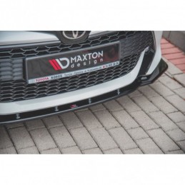 Maxton Front Splitter V.1 Toyota Corolla XII Touring Sports/ Hatchback Gloss Black, TOYOTA