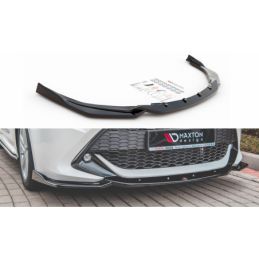 Maxton Front Splitter V.2 Toyota Corolla XII Touring Sports/ Hatchback Gloss Black, TOYOTA