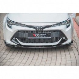 Maxton Front Splitter V.2 Toyota Corolla XII Touring Sports/ Hatchback Gloss Black, TOYOTA