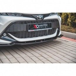 Maxton Front Splitter V.2 Toyota Corolla XII Touring Sports/ Hatchback Gloss Black, TOYOTA