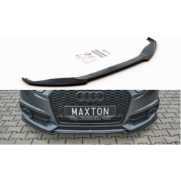 Maxton Front Splitter Audi S6 / A6 S-Line C7 FL Gloss Black, A7/ S7 / RS7 - C7