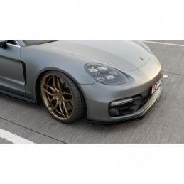 Maxton Front Splitter Porsche Panamera GTS 971 Gloss Black, Panamera