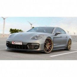 Maxton Front Splitter Porsche Panamera GTS 971 Gloss Black, Panamera