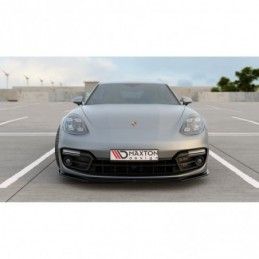 Maxton Front Splitter Porsche Panamera GTS 971 Gloss Black, Panamera