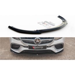 Maxton Front Splitter V.1 Mercedes-Benz E63 AMG Estate/Sedan S213/W213 Gloss Black, MERCEDES