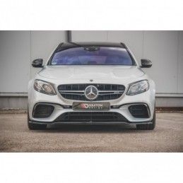 Maxton Front Splitter V.1 Mercedes-Benz E63 AMG Estate/Sedan S213/W213 Gloss Black, MERCEDES