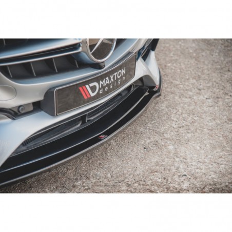 Maxton Front Splitter V.2 Mercedes-Benz E63 AMG Estate/Sedan S213/W213 Gloss Black, MERCEDES