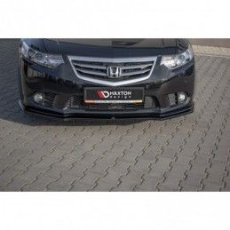 Maxton Front Splitter Honda Accord VIII (CU Series) Facelift Gloss Black, HONDA