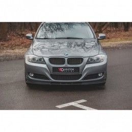 Maxton Front Splitter V.2 BMW 3 E90/E91 Facelift Gloss Black, Serie 3 E90/ E91